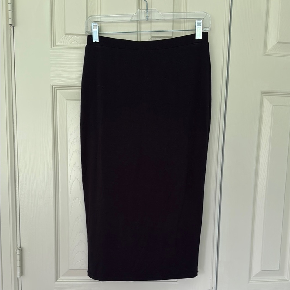 Matty M light weight knit Black Pencil Skirt